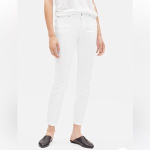 Eileen Fisher EEGDD-P8910M WHITE SLIM ANKLE JEAN